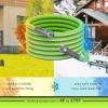 imageRVMATE RV Water Hose 25FT 58 Inner Diameter Drinking Water Hose Leadfree No Leaking Garden Hose For RVTrailerCamping RV AccessoriesGreen