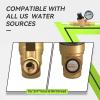 imageRVMATE RV Water Pressure Regulator Brass LeadFree Water Pressure Reducer Kit Adjustable Valve with Inlet Screen Filter for Camper Travel TrailerAdjustable 10