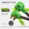 imageRVMATE Welder Adapter Cord 50 Amp to 50 Amp NEMA 1450P to 650R Electrical RV Converter 12 InchNEMA 1030P to 650R