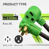 imageRVMATE Welder Adapter Cord 50 Amp to 50 Amp NEMA 1450P to 650R Electrical RV Converter 12 InchNEMA 1450P to 650R