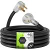 imageRVMATE 250V 40 Feet Welder Extension Cord 8 AWG NEMA 650 STW Heavy Duty Welding Cord with LED Indicator8AWG  25FT