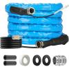 imageRVMATE Heated Water Hose for RV 50FT 20  Antifreeze Heated RV Water Hose with Energy Saving Thermostat for RVCamperHomeGarden RV Accessories100FT