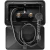 imageRVMATE RV Exterior Shower Box Kit RV Outdoor Shower Box Kit Faucet Replacement with Shower Head ampamp Hose Black