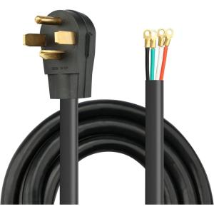 imageRVMATE 4 Prong SRDT Dryer Cord 10 Feet 30 Amp Appliance Power Cord NEMA 1430P to 4Wire 4 Wires with O Ring Terminal Connectors 100 Copper Wire Dryer Extension Cord4 Prong
