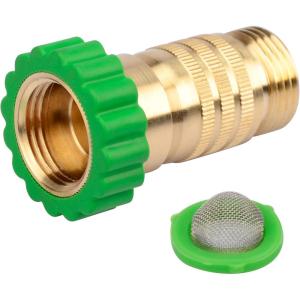 imageRVMATE Inline Water Pressure Reducer LeadFree Brass Regulator for RV Plumbing System 4050PSI